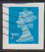 GB QE II Machin SG U2961 - 2nd brt blue - MA10 - Source  B