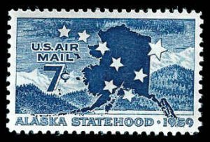 PCBstamps  US C53 7c Alaska Statehood, MNH, (9)