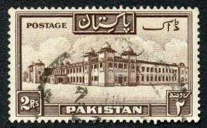 Pakistan SG39a 2R perf 13.5 Superb used Cat 12 pounds