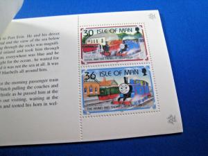 ISLE OF MAN  -  SCOTT # 661C  -  THOMAS THE TANK ENGINE BOOKLET  -  MNH