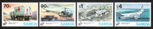 Samoa #900-03 ~ Cplt Set of 4 ~ UN 50th Anniversary ~ Unused, HM  (1995)