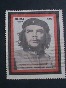 ​CUBA-1968-SC#1318-LEADER OF REVOLUTION-ERNESTO GUEVARA-CTO STAMP-VERY FINE