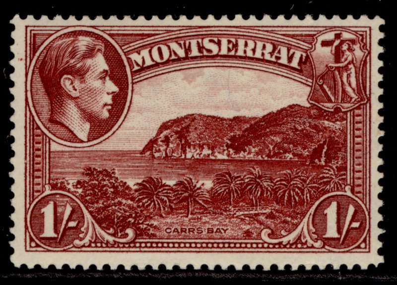 MONTSERRAT GVI SG108a, 1s lake, M MINT.