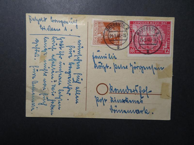 Germany 1948 Easter Postcard / Hinge Rems - Z12372