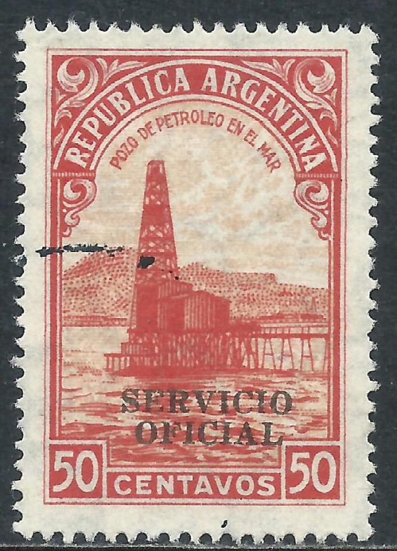 Argentina, Sc #O50, 50c Used