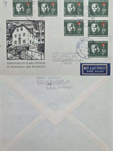 CMI) 1957. DEMOCRATIC GERMANY. HISTORICAL FIGURE. FDC. XF