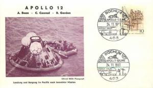 Space Cover, Apollo 12 Splashdown, Bean, Conrad and Gordon