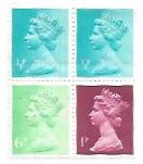 Great Britian #622-23,631 MNH Block of 4. Queen Elizabeth II.