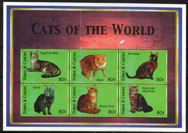 Turks & Caicos Stamp 1304  - Cats