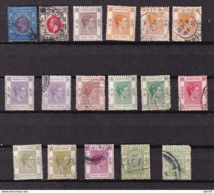 Hong Kong Accumulation 1921 and up King George V/George VI Mostly Used 15953