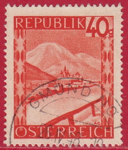 Austria - 1947 - Scott #506 - used - Mariazell - GMÜND pmk