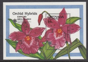 Grenada Grenadines 1152 Orchids SS mnh