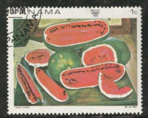 Panama  Scott 495 CTO Art stamp Canceled on Various corners