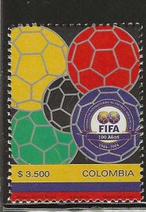 Colombia 2004, Scott 1230, FIFA, International Governing Body of Soccer