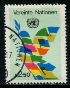 8 UN - Vienna 2.50s definitive,  used