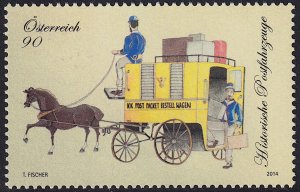 Austria - 2014 - Scott #2515 - MNH - Horse-drawn Parcel Post Carriage