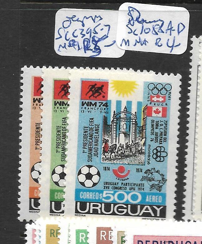 URUGUAY  (PP1604B)   OLYMPICS SC C395-7  MNH