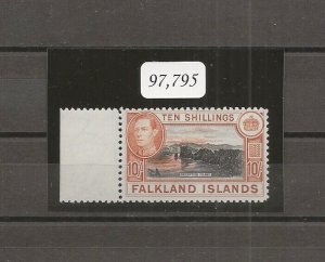 FALKLAND ISLANDS 1938/50 SG 162c MNH Cat £950. CERT