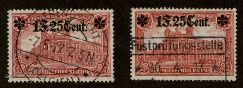 Germany WWI France Belgium Etappe West Occupation Mi11 IB 11II Used 93079