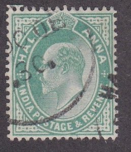 India # 78, King Edward VII, Definitive Stamp, Used