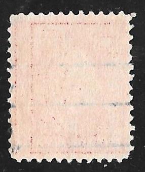 358 2 cents Bluish Paper Washington Carmine Stamp used EGRADED VF 80