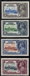 Straits Settlements # 213 - 216 MNH