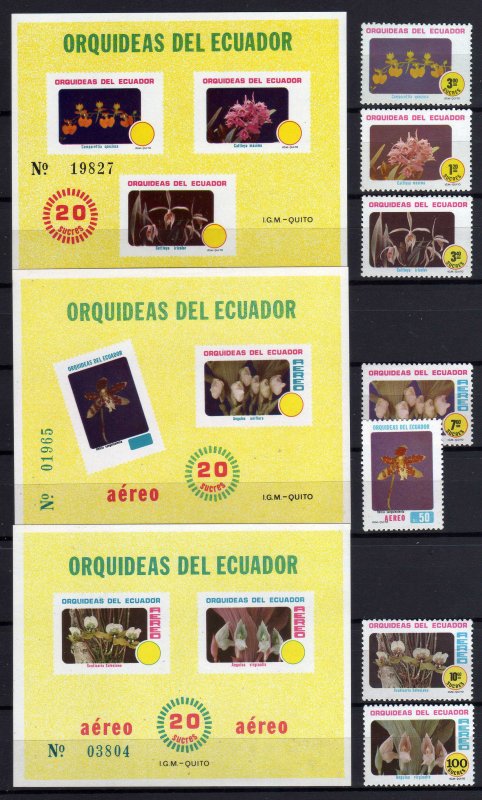 1980 - Ecuador - Sc 1003/05 - HB 1006 - C109 +712 - HB C713/14-MNH - EC-88 - 02