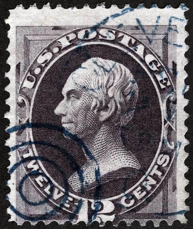 US Sc 151 Used Blue Taget and CDS Cancel NBNCo Printing