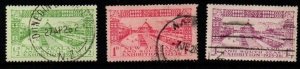 NEW ZEALAND SG463/5 1925 DUNEDIN EXHIBITION  USED