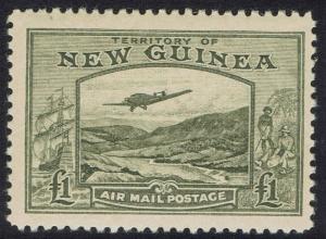 NEW GUINEA 1939 BULOLO AIRMAIL 1 POUND MNH ** 