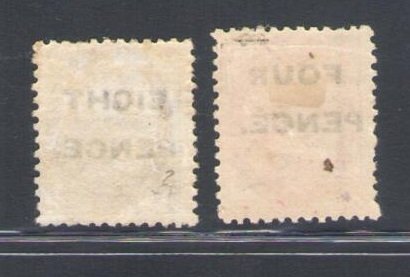 1891 Tonga - Stanley Gibbons # 5/6 - MH*