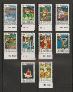 Grenada Grenadines 1992 MNH Stamps Scott 1383-1392 Sport Olympic Games Handball