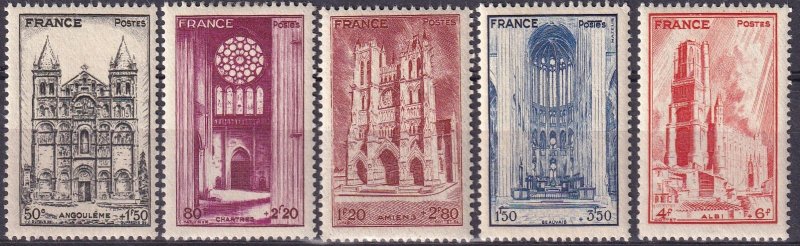 France #B185-9  F-VF Unused  CV $3.00 (Z3123)