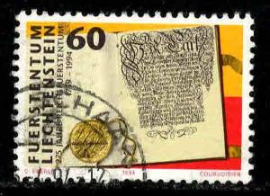 Liechtenstein # 1019 ~ Used, HMR ~ cv .75