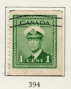 Canada 1942-48 War Effort Issue Used 1c. Booklet Imperf x Perf 12 NW-122202