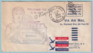 UNITED STATES  FIRST FLIGHT COVER - 1933 FROM NEWARK NEW JERSEY - CV428