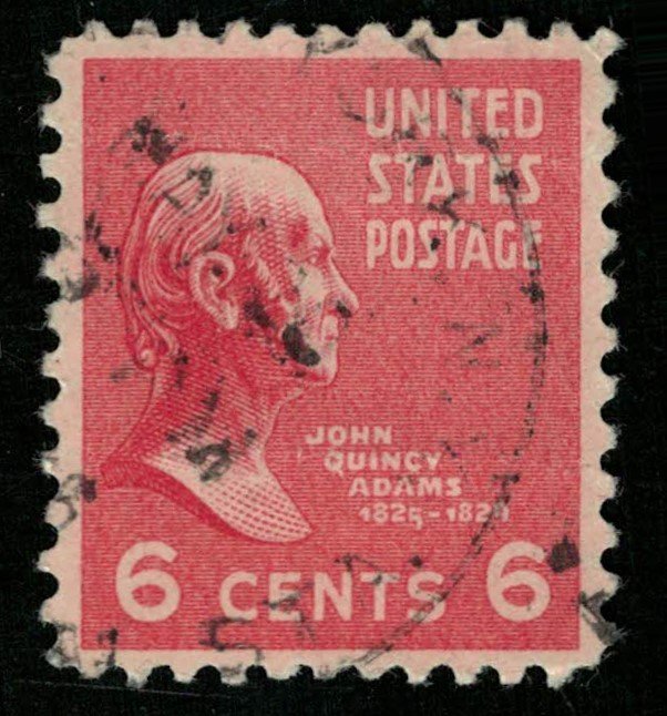 John Quincy Adams, 6 cents (2923-Т)