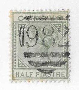 Cyprus Sc #19 1/2p  used with '982' cancel VF