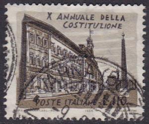 Italy 1958 SG966 Used