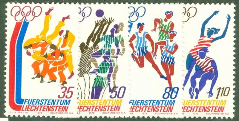 LIECHTENSTEIN 591-4 MNH BIN $2.00