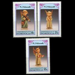DOMINICA 1992 - Scott# 1514-6 Angels 20-55c NH