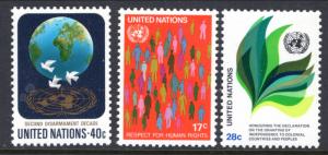 UN New York 368-370 MNH VF