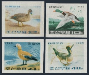 Korea 648-651 imperf,MNH.Michel 662-665. Korean Ducks,1966.Spotbill,Shelduck,