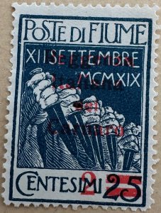 Fiume 1920 Sc.105c Unused