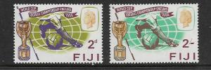 FIJI  219-220 MINT HINGED WORLD CUP SET 1966