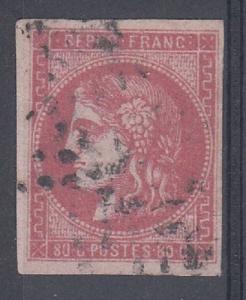 France Scott 48 Used (4 margins) - Catalog Value $250.00