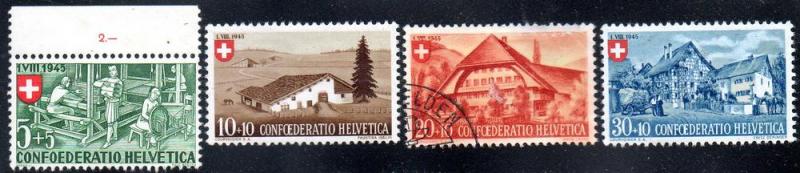 Switzerland  Scott  B146-B149  Mint/Used  Complete