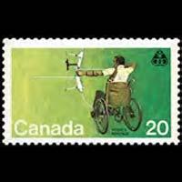 CANADA 1976 - Scott# 694 Disabled Games Set of 1 NH