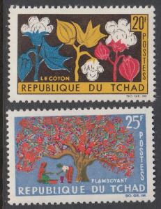 Chad 101-102 MNH CV $3.75