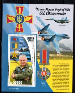 SIERRA LEONE - M/S - 2022 - HERO PILOT - OKSANCHENKO - UKRAINE WAR -
